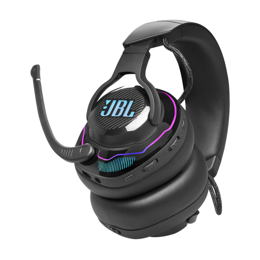 JBL Quantum 910 Wireless - Black - Wireless over-ear performance gaming headset with head  tracking-enhanced, Active Noise Cancelling and Bluetooth - Detailshot 2 image number null